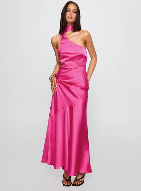 Elixaire Scarf Maxi Dress Pink | Princess Polly Elixaire Scarf Maxi Dress Pink | Princess Polly