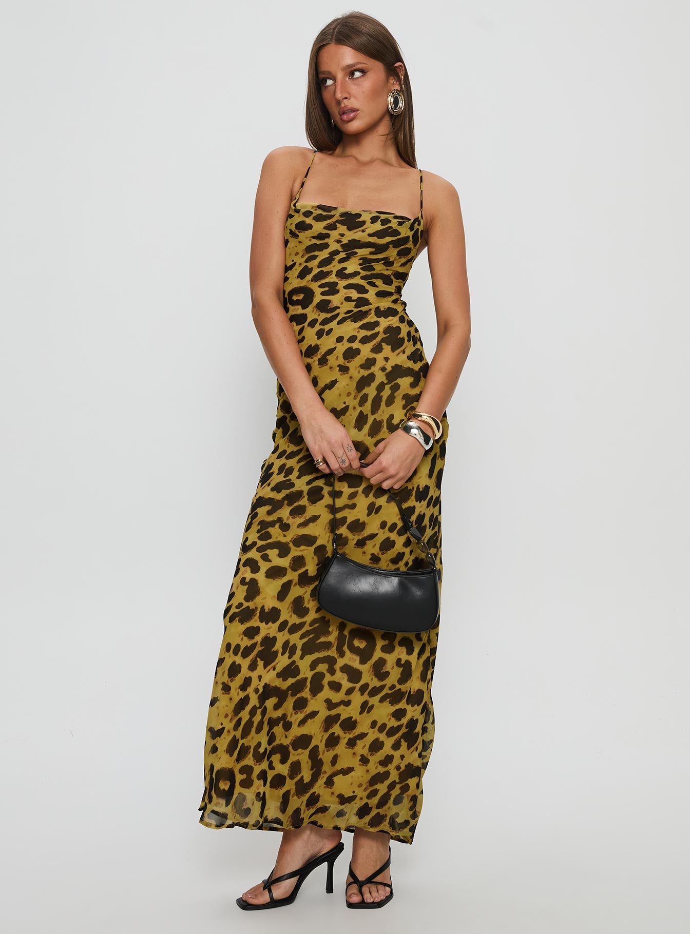 Celena Maxi Dress | Leopard | Womens | Princess Polly Celena Maxi Dress | Leopard | Womens | Princess Polly