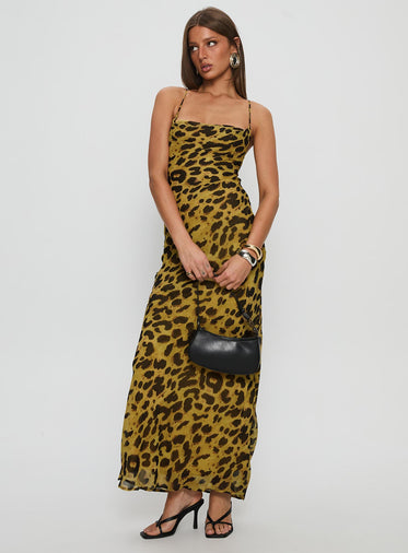 Leopard Print Maxi Dresses Leopard Print Maxi Dresses