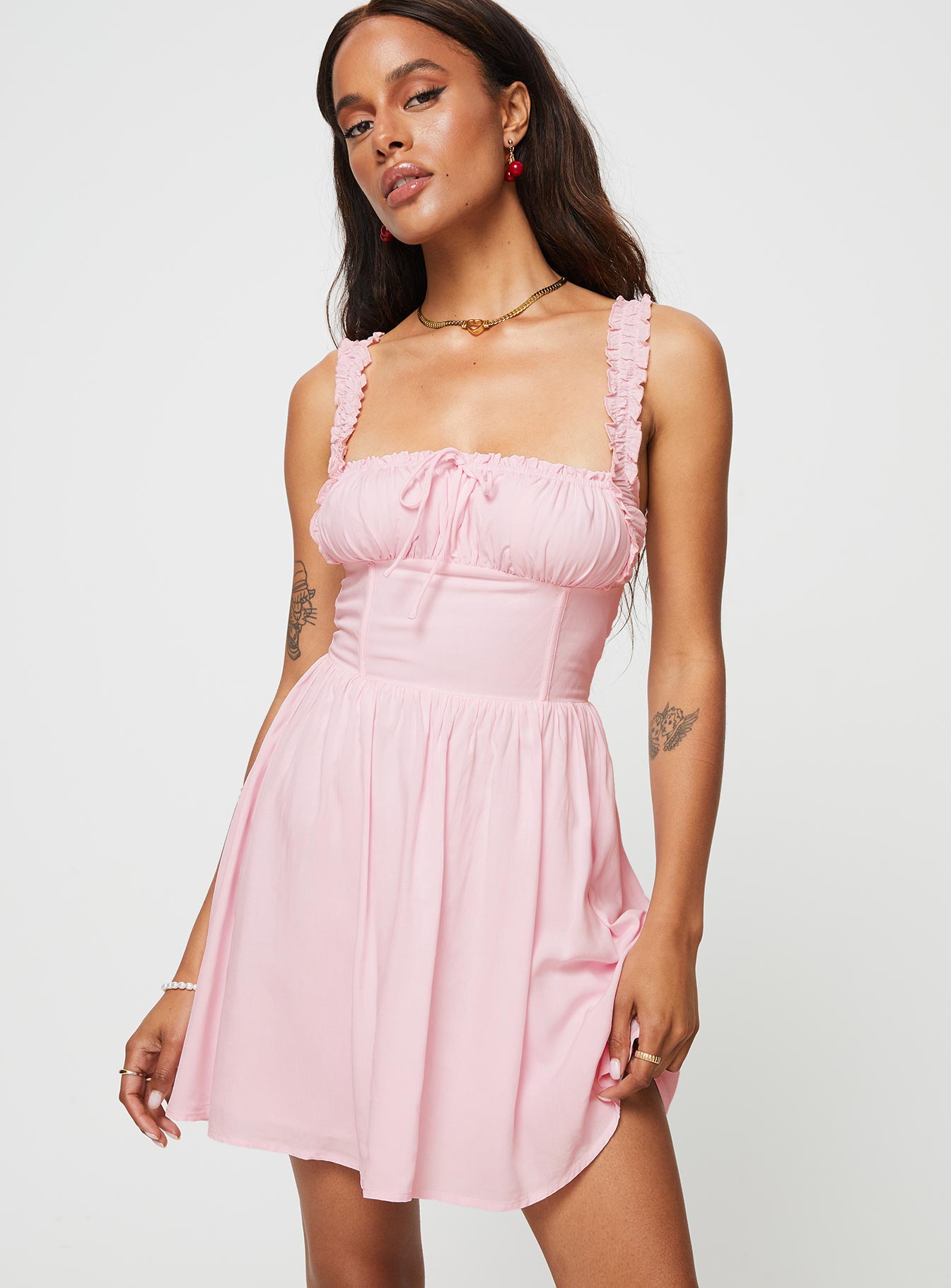 Keltie mini dress pink