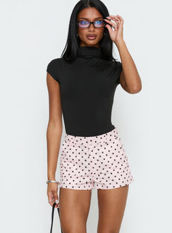 Swayer Micro Short Pink Polka Dot