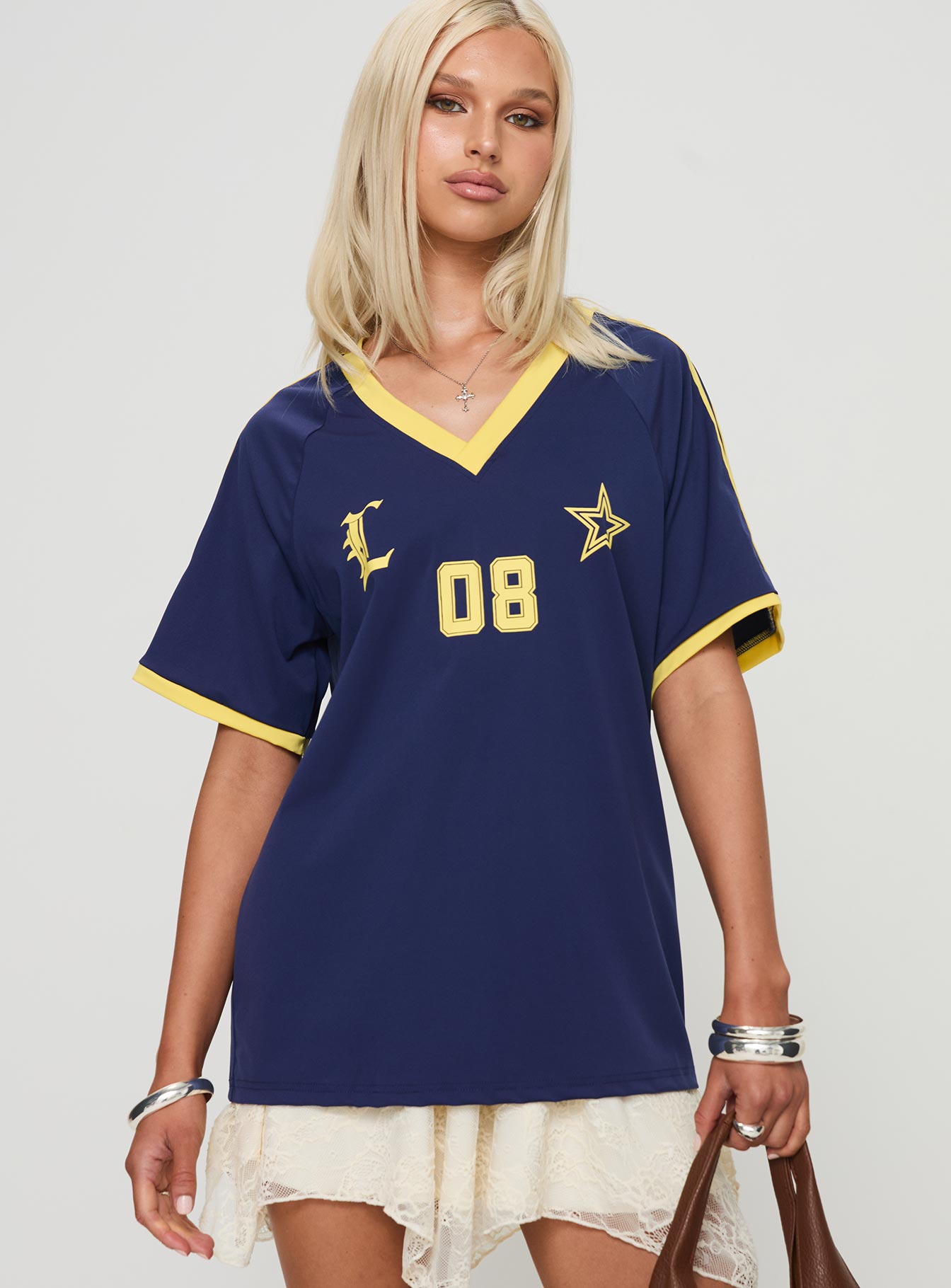 Spectate Tee Navy | Princess Polly
