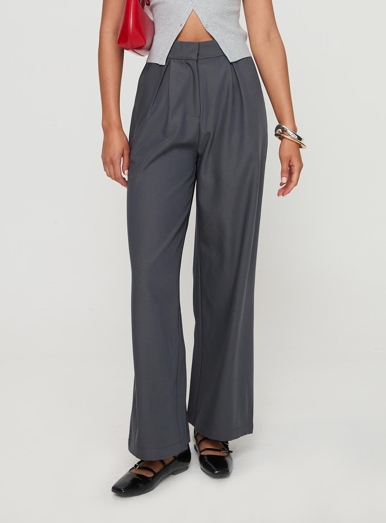 Relaxed pants charcoal