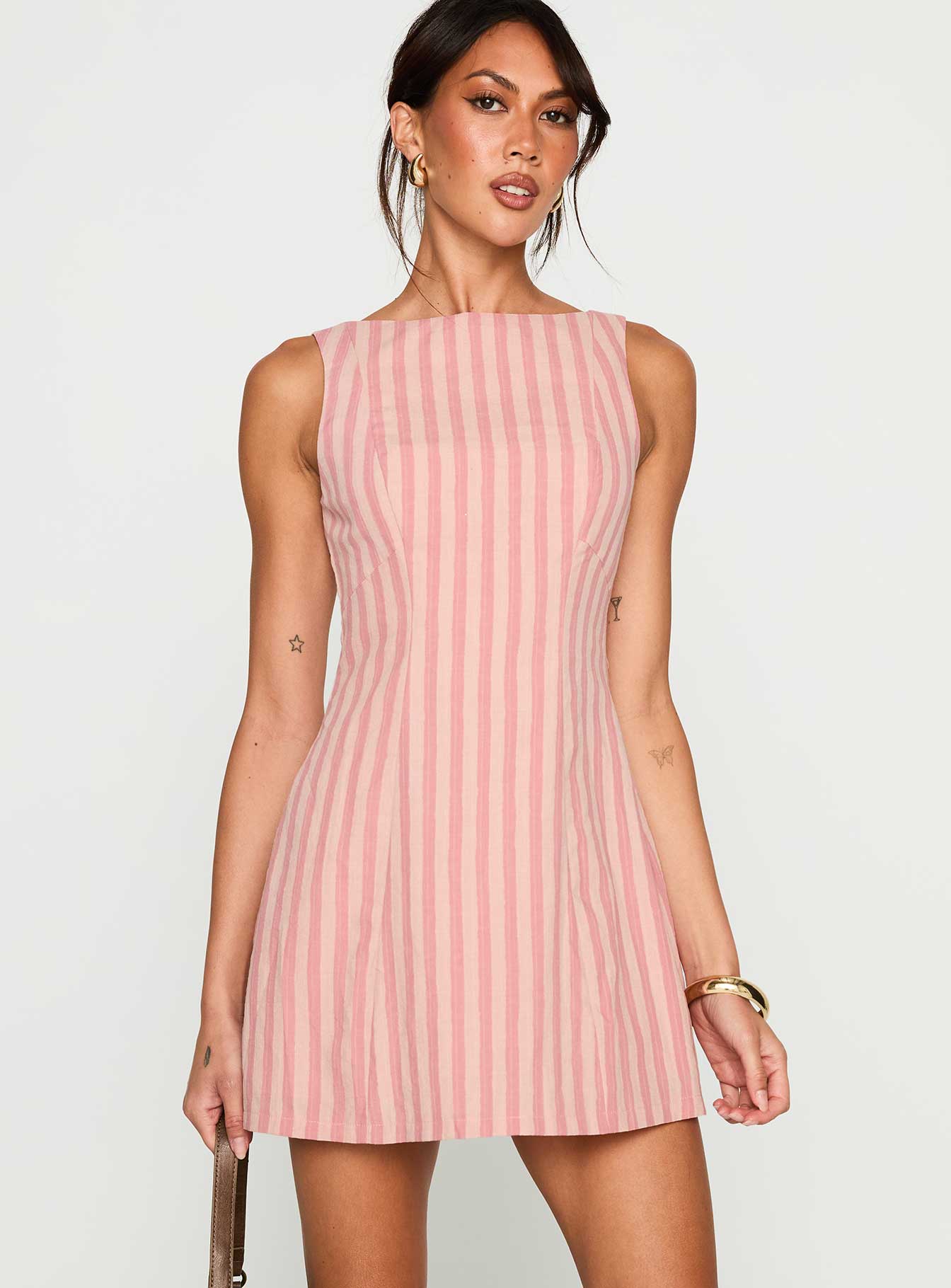Auggie Mini Dress Multi | Princess Polly Auggie Mini Dress Multi | Princess Polly
