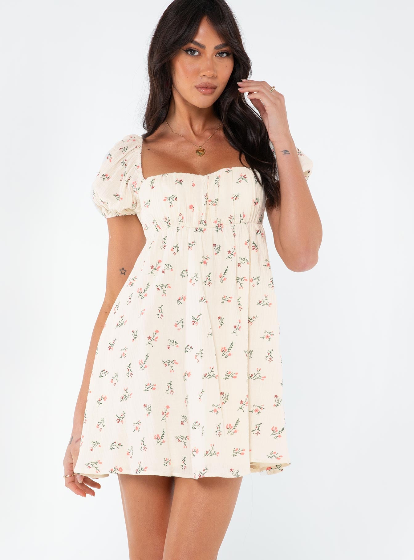 Princess polly outlet white mini dress