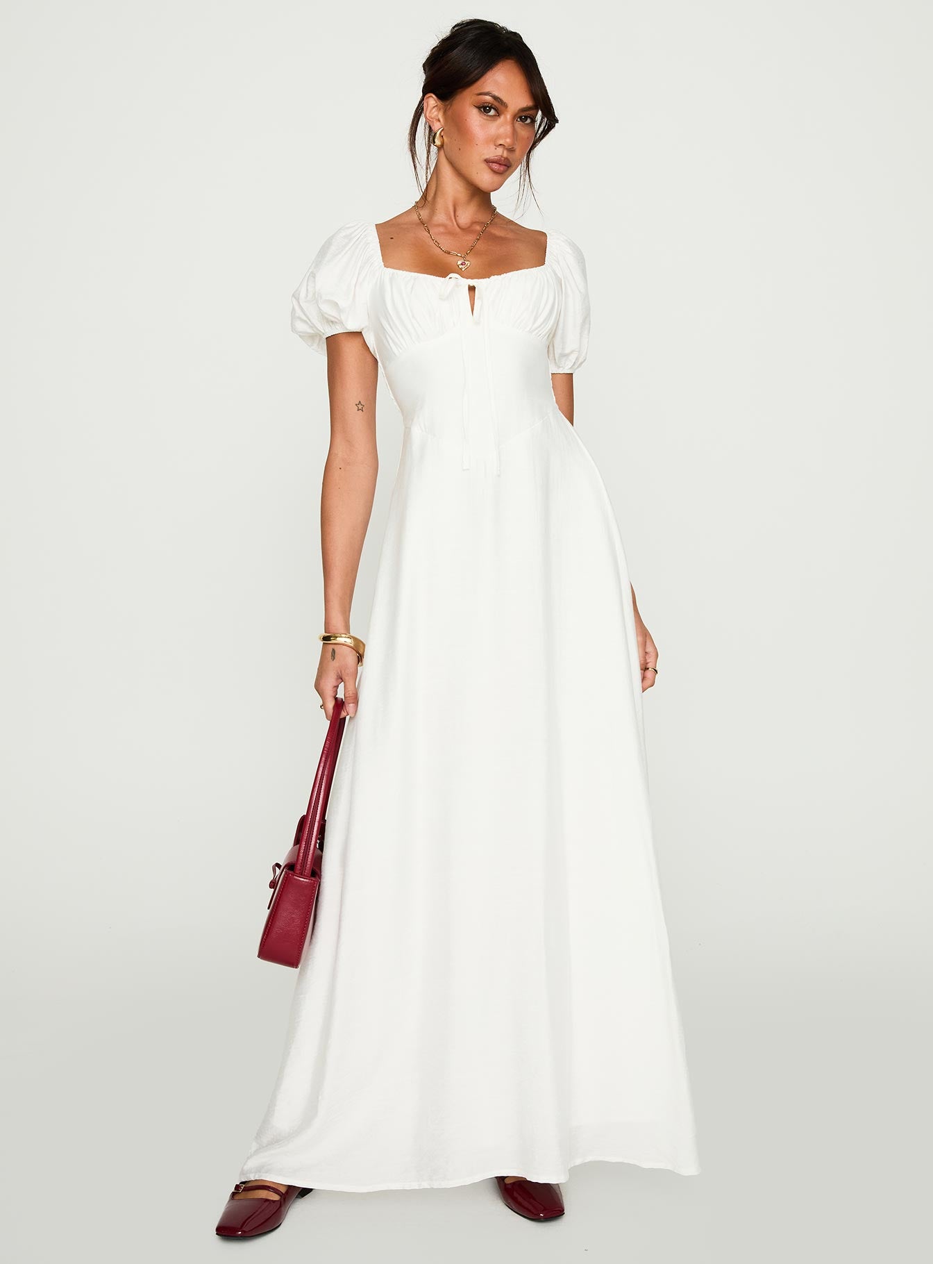 Summer Song Maxi Dress | White | Womens | Princess Polly Summer Song Maxi Dress | White | Womens | Princess Polly