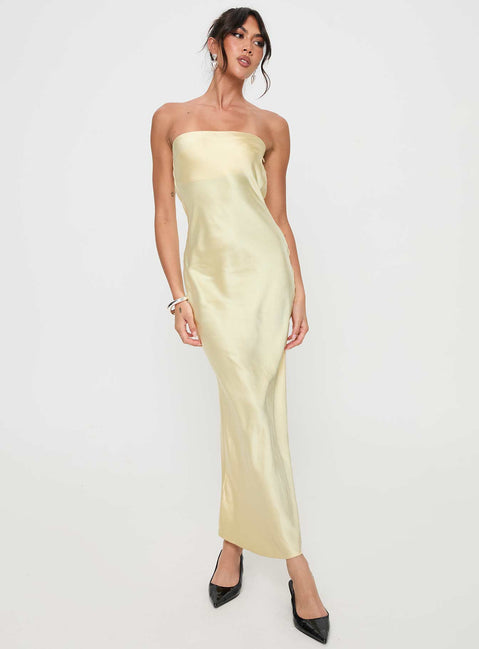 Haley Maxi Dress Yellow Haley Maxi Dress Yellow