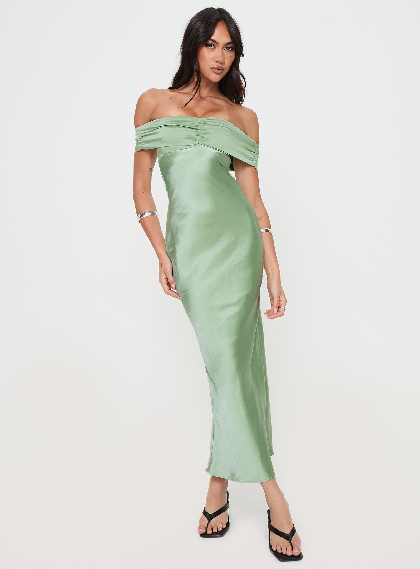 Sadee maxi dress sage