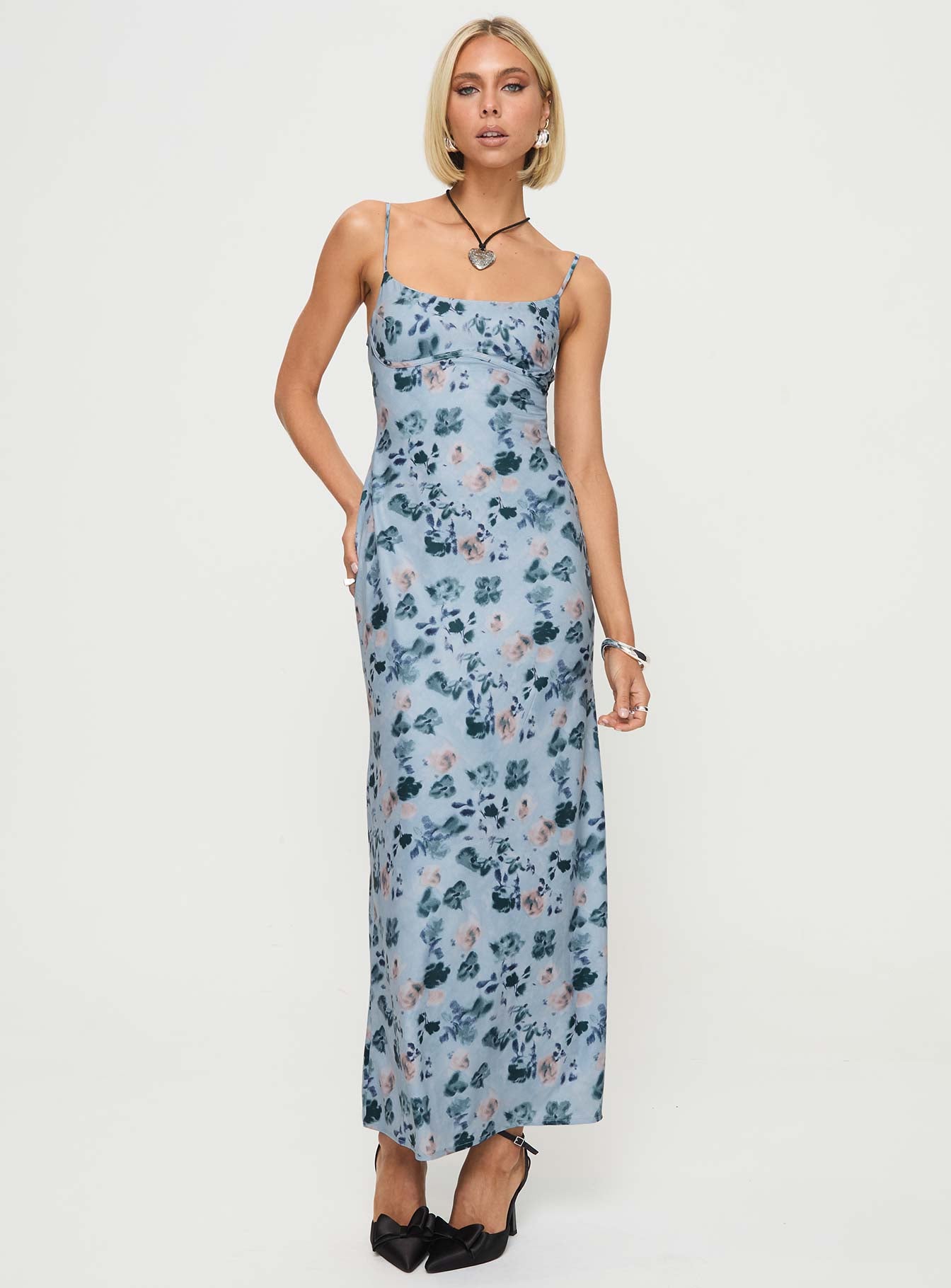 ravia maxi dress blue Princess Polly Ravia maxi dress blue , Worn once for