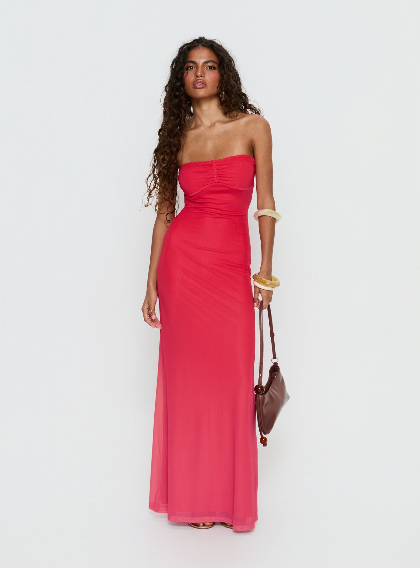 dress designation Rani Keychain crochet Rosanna Denim Dress Color:Candy Pink