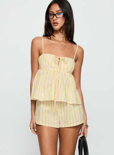 Solaris Cotton Relaxed Set Yellow