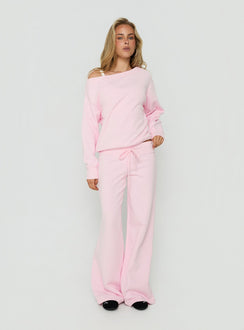 Dodie Wide Leg Pants Pink