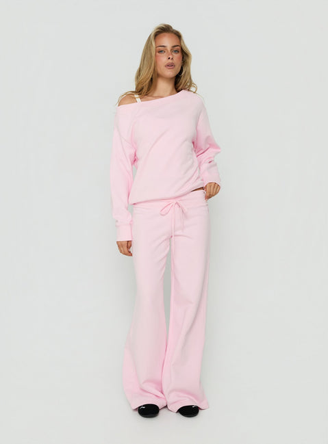 Dodie Wide Leg Pants Pink
