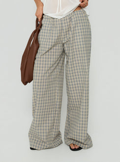 Lunea Concealed Waistband Pants Multi Check