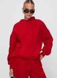 Dream Fleece Classic Hoodie Red