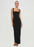 product Princess Polly Square Neck  Bombshell Maxi Dress Black