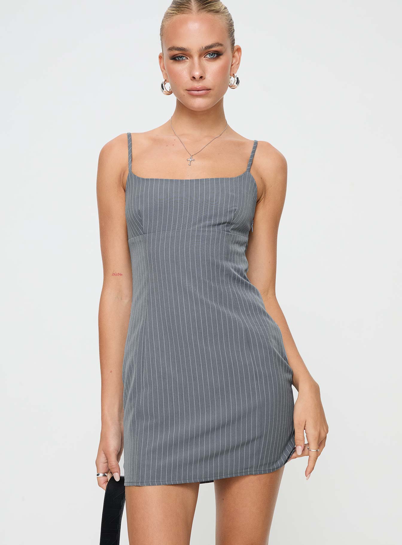 Bakers mini dress grey