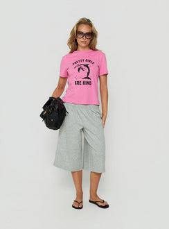 Sayllor Longline Sweat Shorts Grey Marle