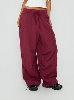 Mankind Baggy Cargo Pants Red