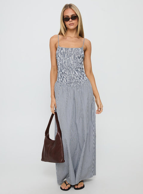 shirred dress maxi Reiss Florere Plunge Neck Shirred Maxi Dress in Dark Purple
