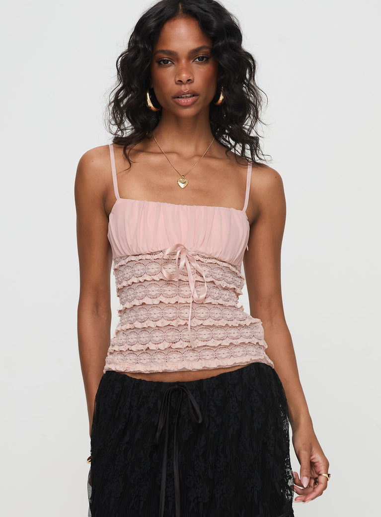 Alfredo Top Pink