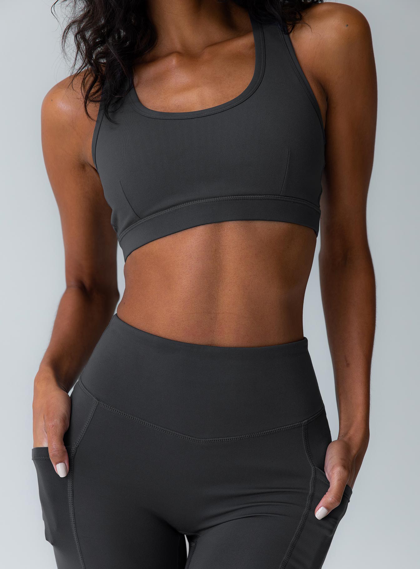 Energised activewear top grey