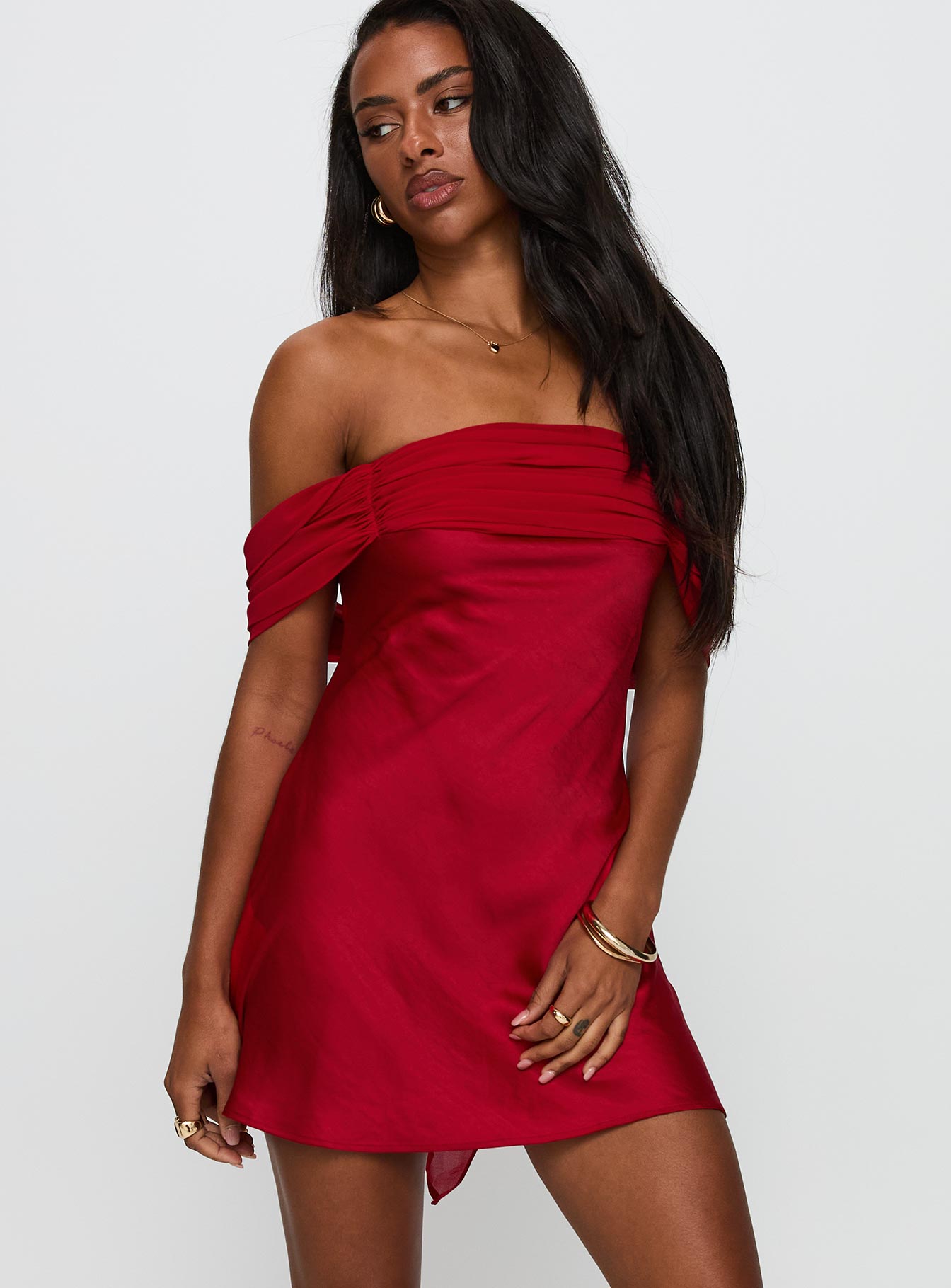 Adoration Mini Dress Red | Princess Polly Adoration Mini Dress Red | Princess Polly