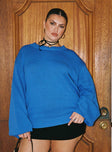 Harmony Sweater Blue Curve Princess Polly  regular 