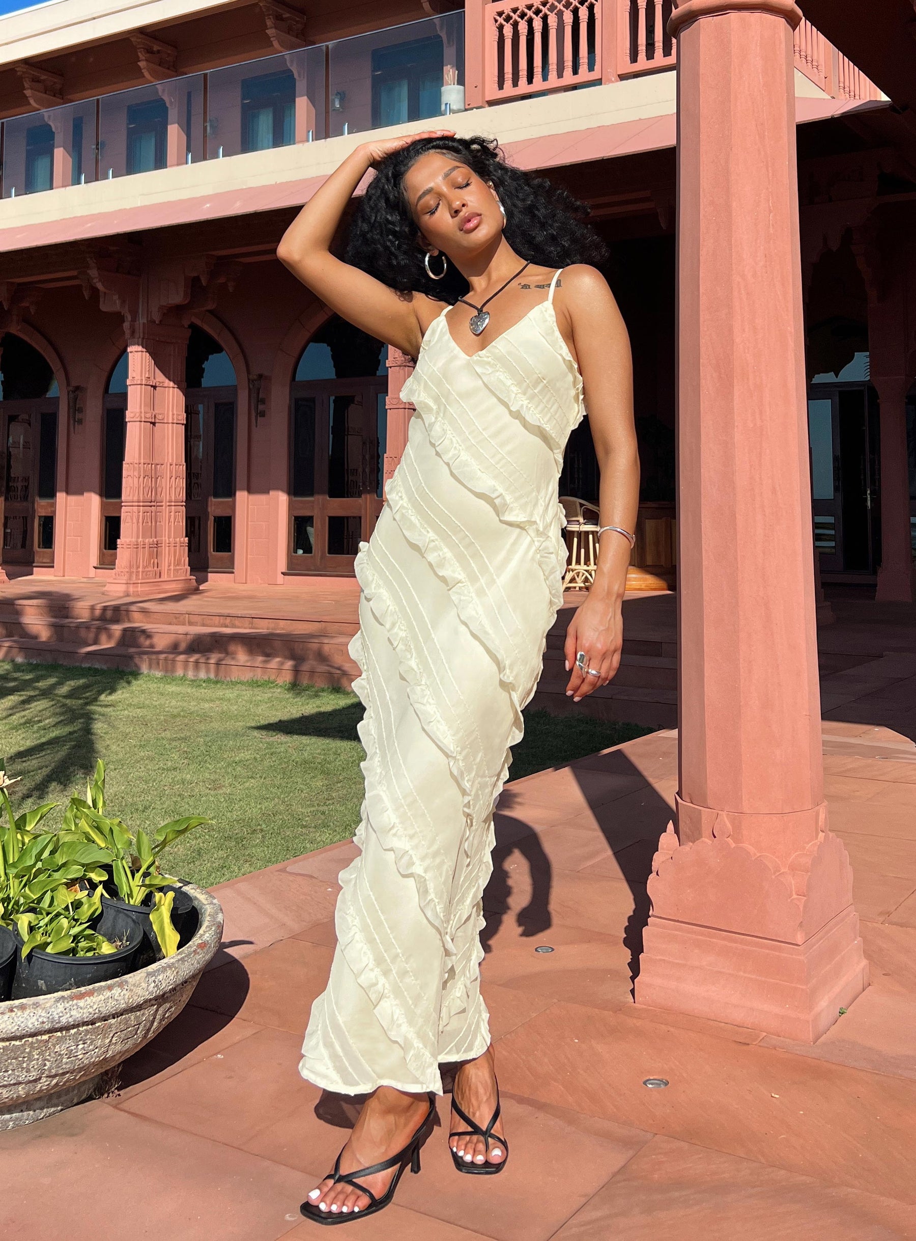 lars maxi dress princess polly Lars Maxi Dress Yellow