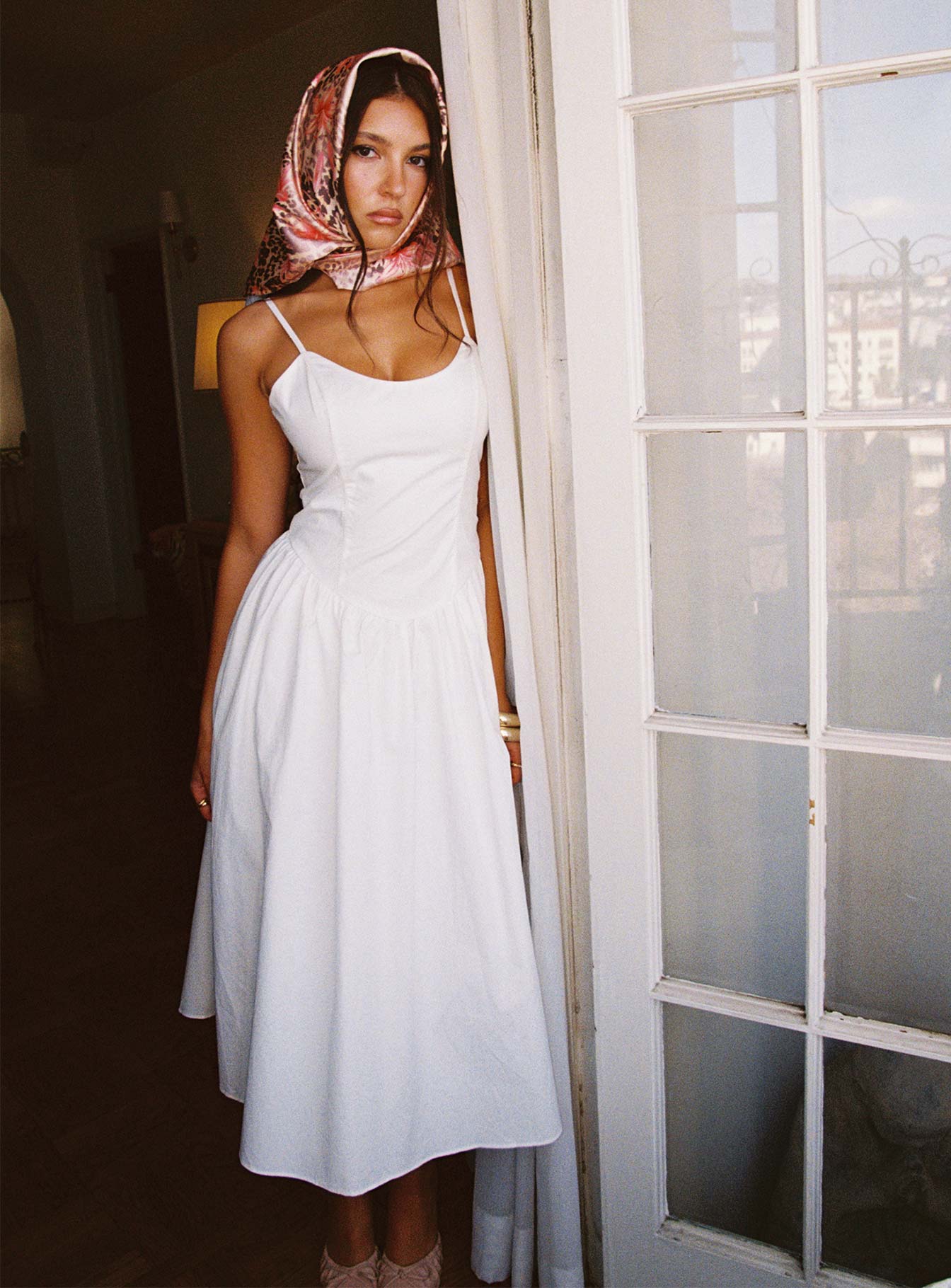 Such A Wallflower Midi Dress White | Princess Polly Such A Wallflower Midi Dress White | Princess Polly