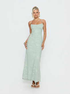 Avienna Maxi Dress | Sage Burnout | Womens