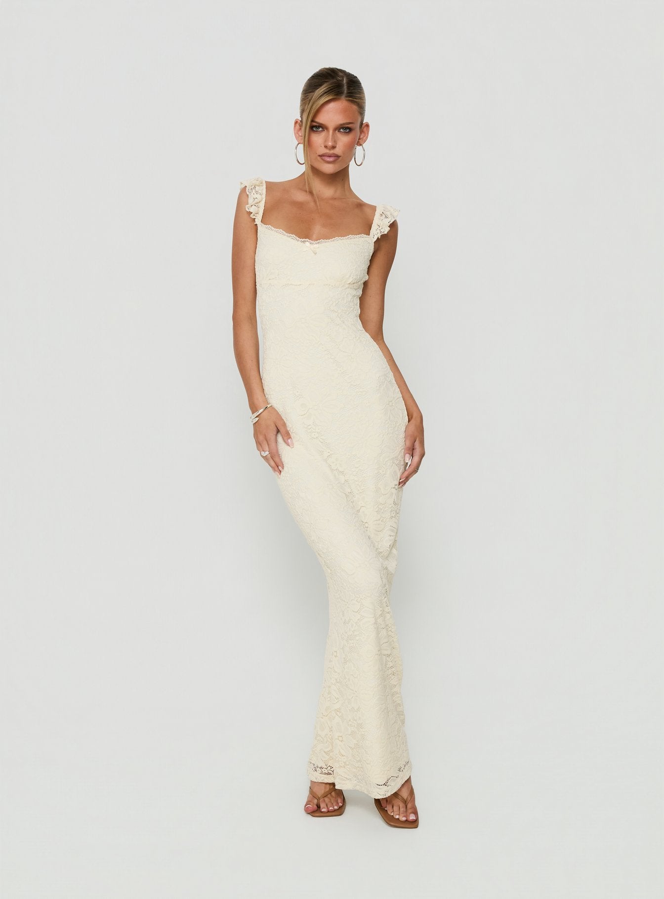 Beacall Maxi Dress | Lemon | Womens