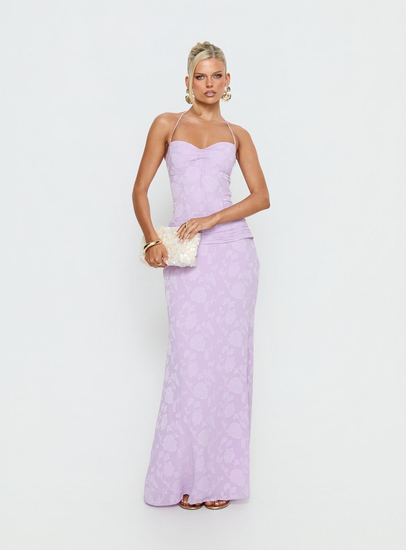 Love From Portofino Corset Maxi Dress Yellow | Princess Polly