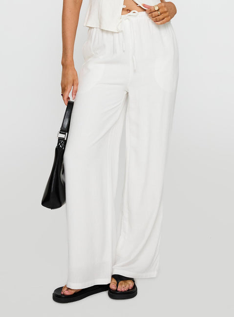 Parklea Pants Tall | White | Womens | Princess Polly Lower Impact Parklea Pants Tall | White | Womens | Princess Polly Lower Impact