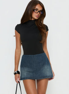 Gigi Denim Skort Dark Blue