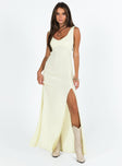 product Princess Polly High Neck  Shannyn Maxi Dress Yellow