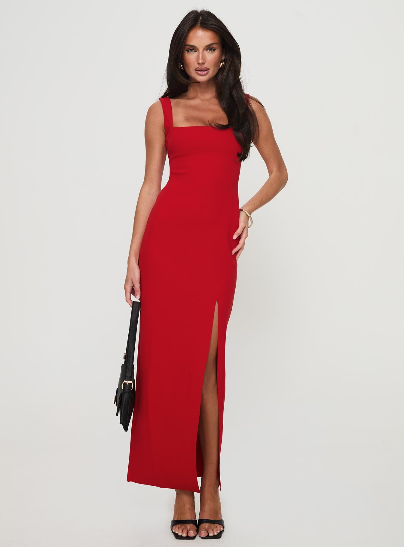 Bombshell maxi dress red