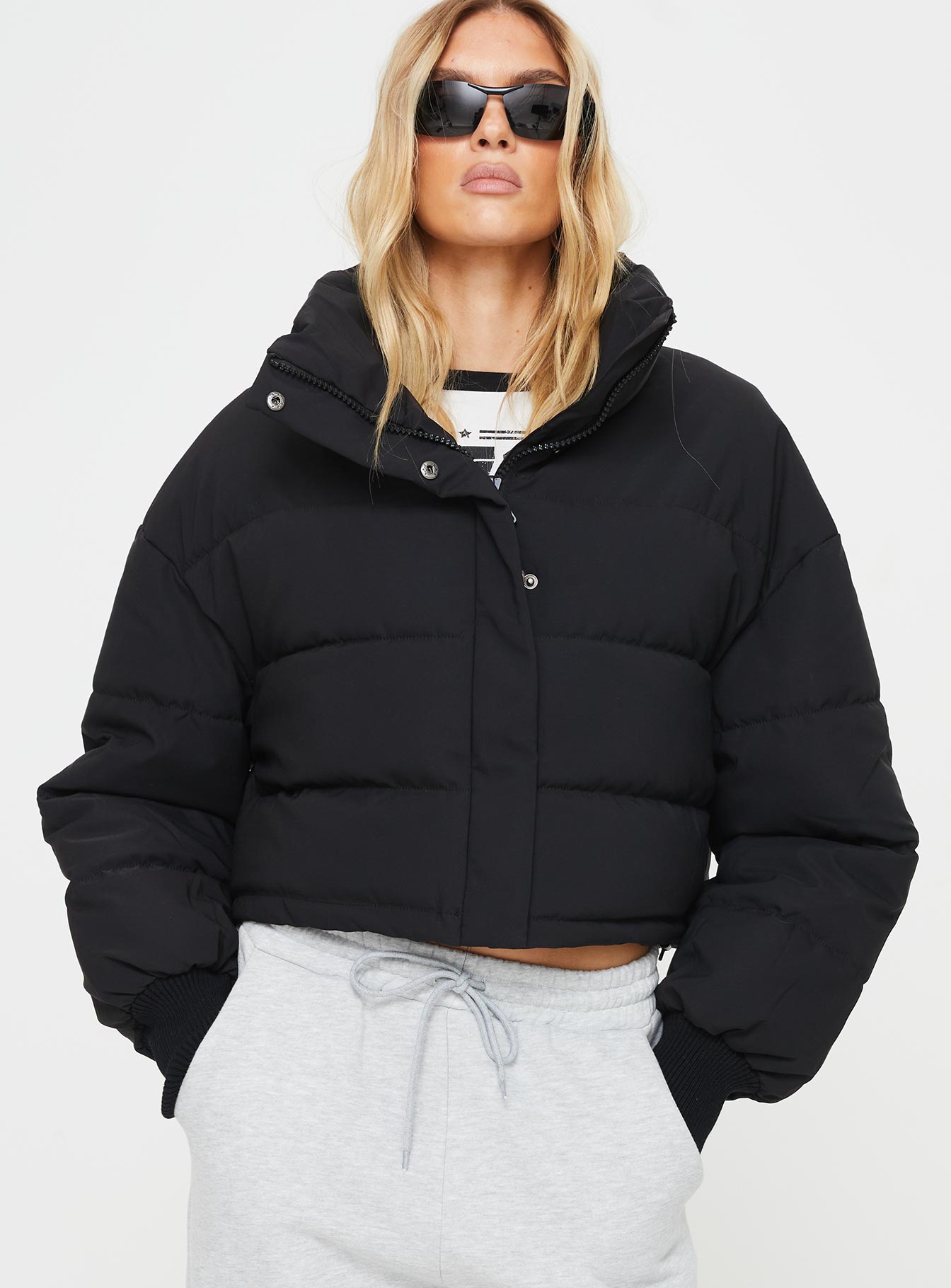 Anakin puffer jacket black