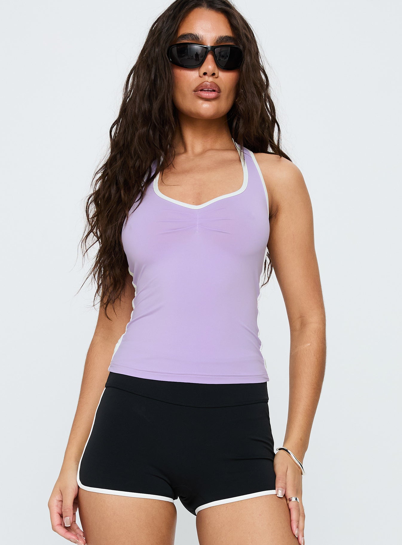 Say It First Halter Top Lilac