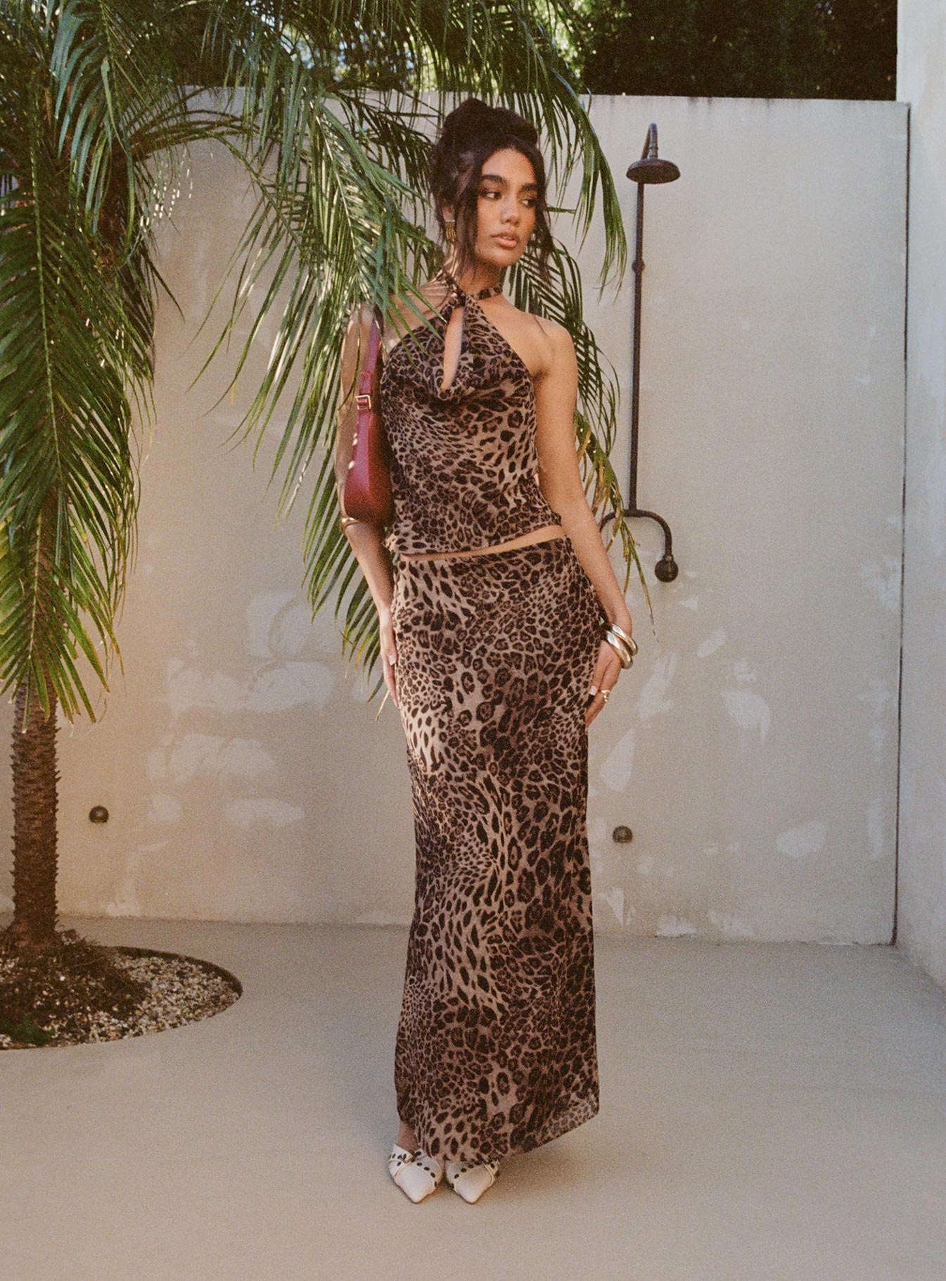 Eleganza Maxi Skirt | Leopard | Womens | Princess Polly Eleganza Maxi Skirt | Leopard | Womens | Princess Polly