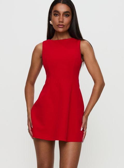 red active dress Anse Mini Dress Red