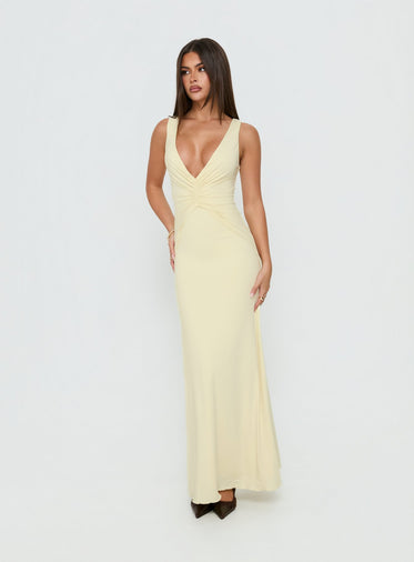 Yellow Maxi Dresses | Princess Polly