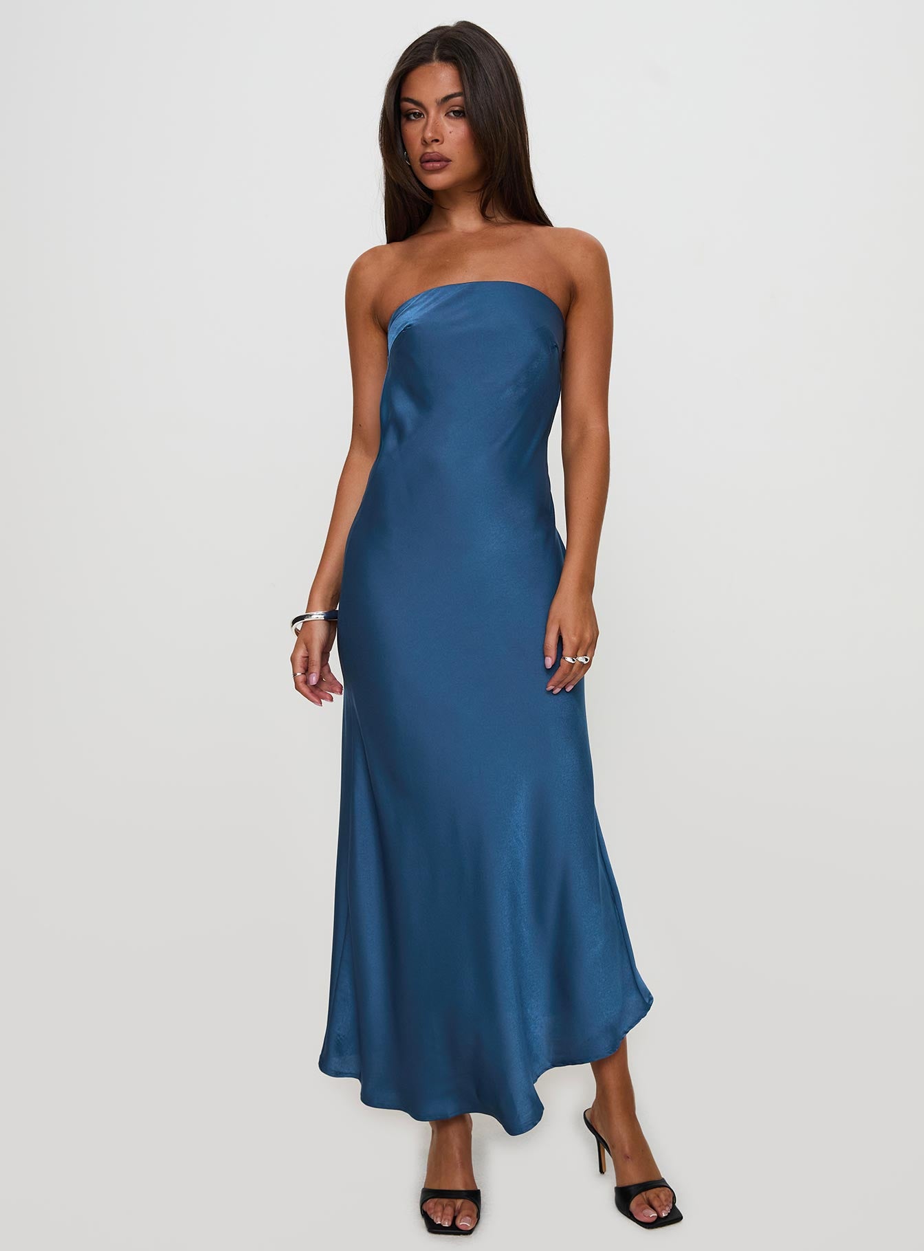 Haley Maxi Dress Mid | Blue | Womens | Princess Polly Haley Maxi Dress Mid | Blue | Womens | Princess Polly