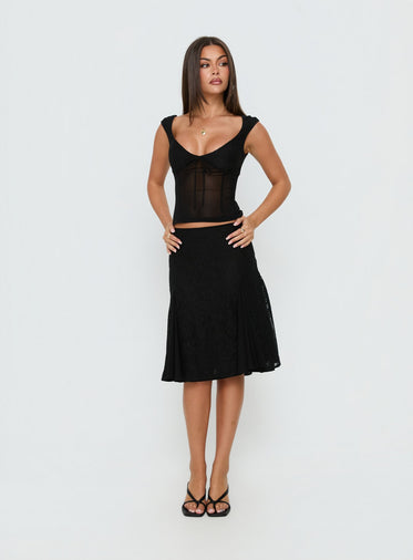 sleeved midi dress Petal & Pup Women's Nova Flutter Sleeve Midi Dress