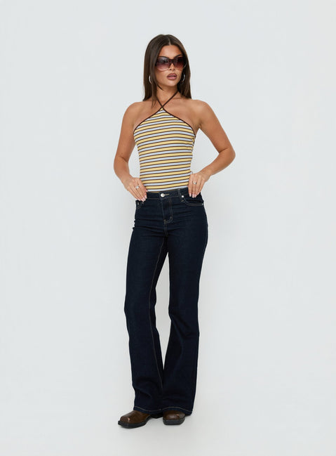 Aethoria Arrowneck Bodysuit Multi Stripe