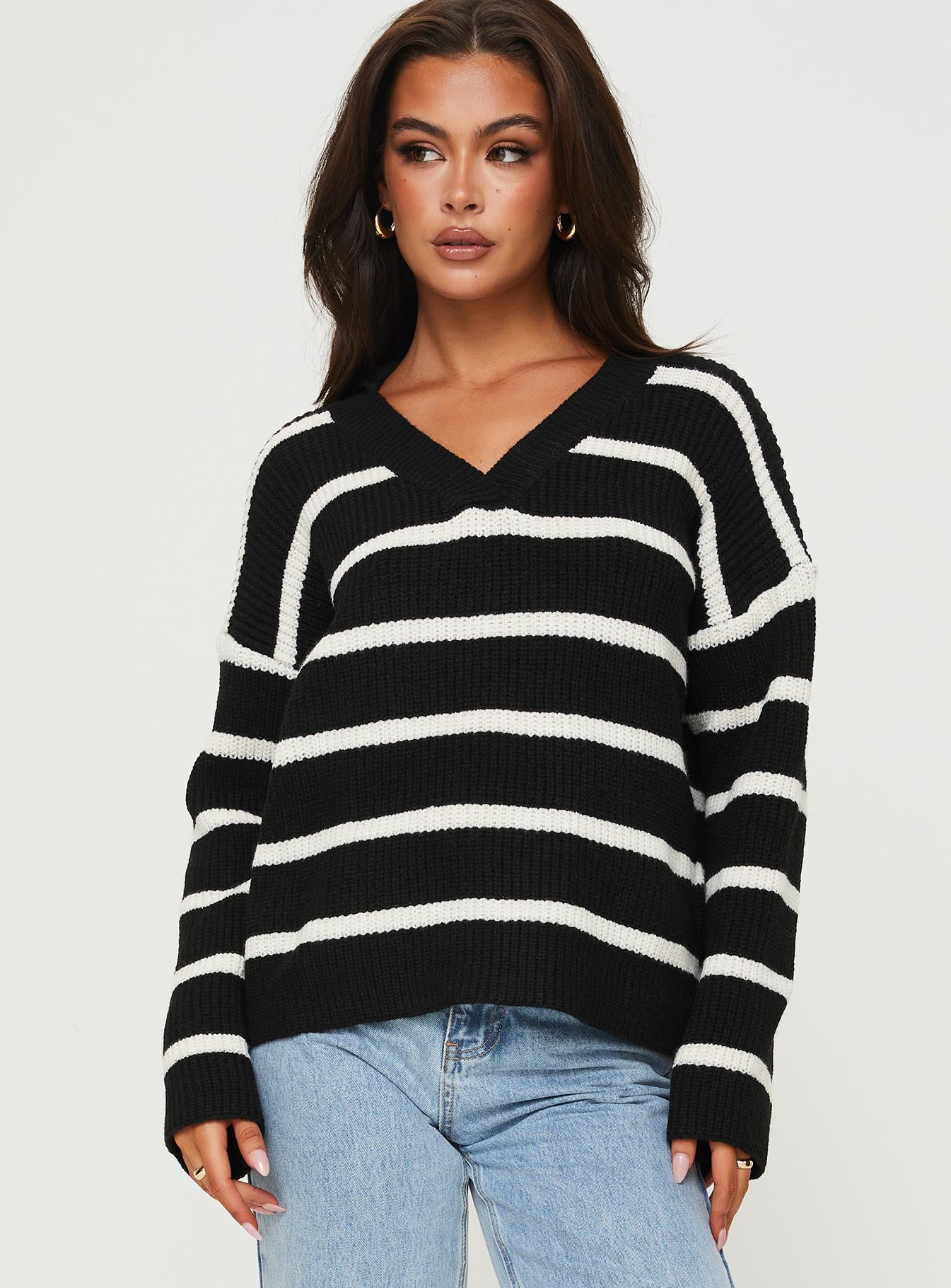 Forte knit sweater black