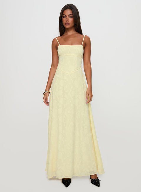 princess polly yellow dress Della Mini Dress Butter | Yellow | Womens