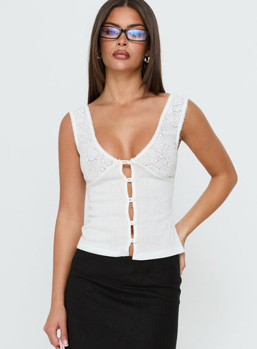 White Lace Tops
