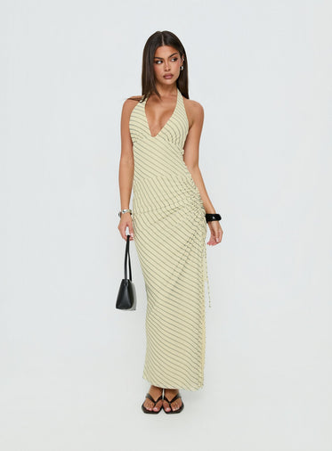 mesh on a dress Beverley Pink Mesh Maxi Dress - US 16