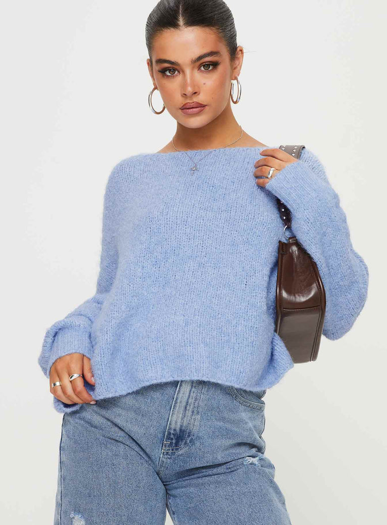 Ramy Sweater Blue Princess Polly  regular 